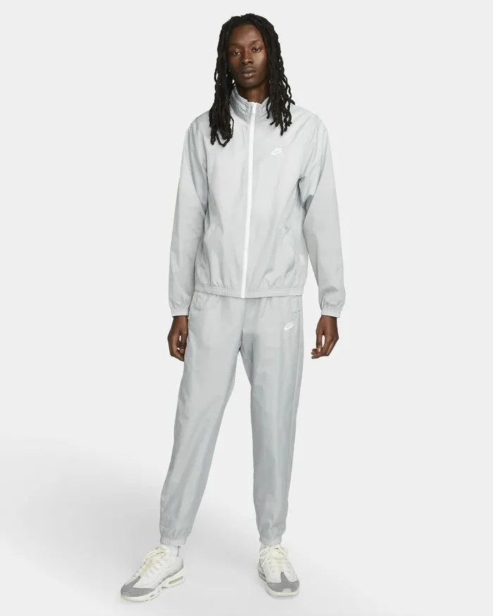 Men Nike Tracksuits Sportswear Club Light Smoke Greywhite