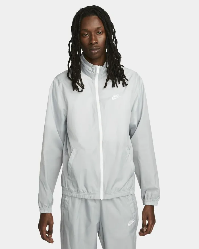 Men Nike Tracksuits Sportswear Club Light Smoke Greywhite