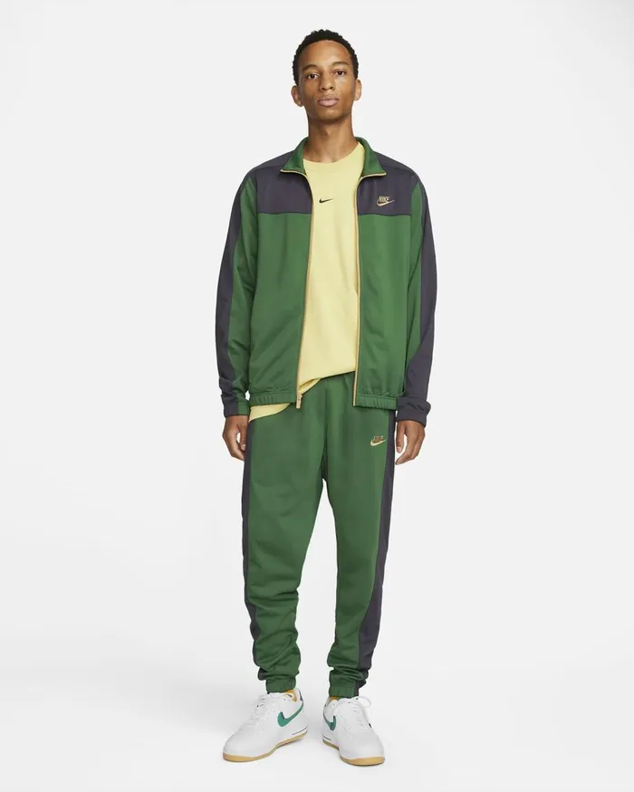 Men Nike Tracksuits Sportswear Sport Essentials Gorge Greenelemental Gold
