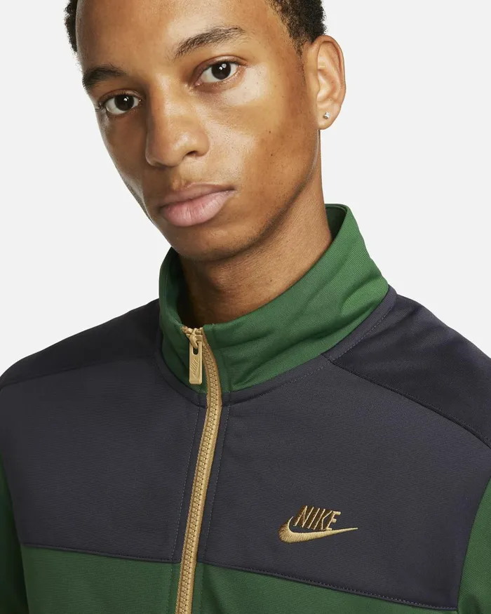 Men Nike Tracksuits Sportswear Sport Essentials Gorge Greenelemental Gold