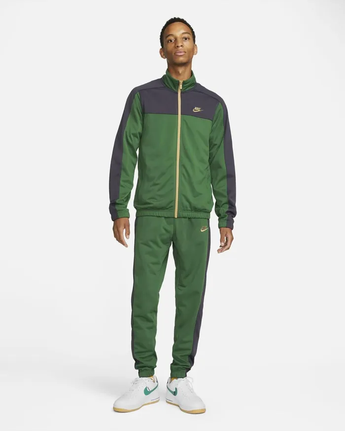 Men Nike Tracksuits Sportswear Sport Essentials Gorge Greenelemental Gold