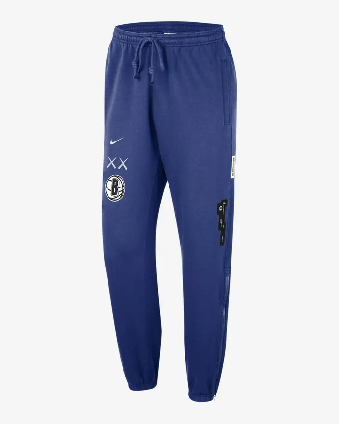 Men Nike Trousers And Tights Brooklyn Nets Standard Issue 202324 City Edition Rush Blue