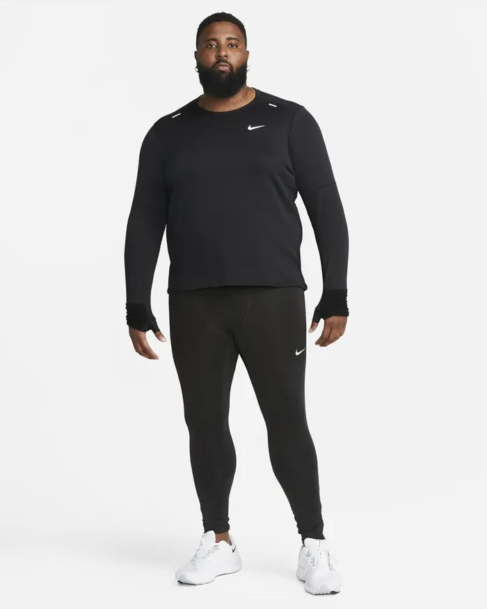 Men Nike Trousers And Tights Challenger Black
