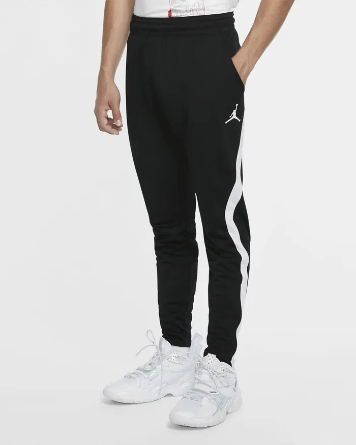 Men Nike Trousers And Tights Jordan DriFIT Air Blackwhitewhite