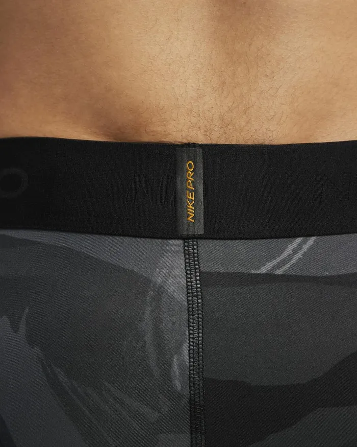 Men Nike Trousers And Tights Pro DriFIT Blackblackwhite