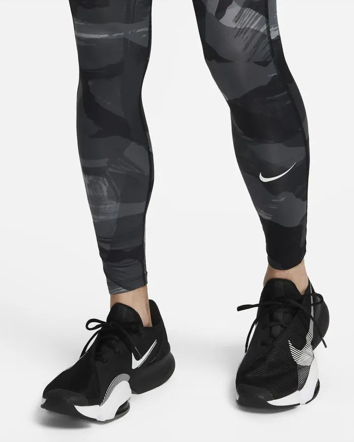 Men Nike Trousers And Tights Pro DriFIT Blackblackwhite