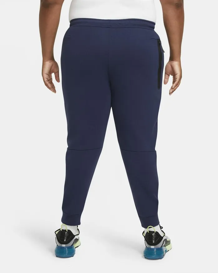 Men Nike Trousers And Tights Sportswear Tech Fleece Midnight Navyblack