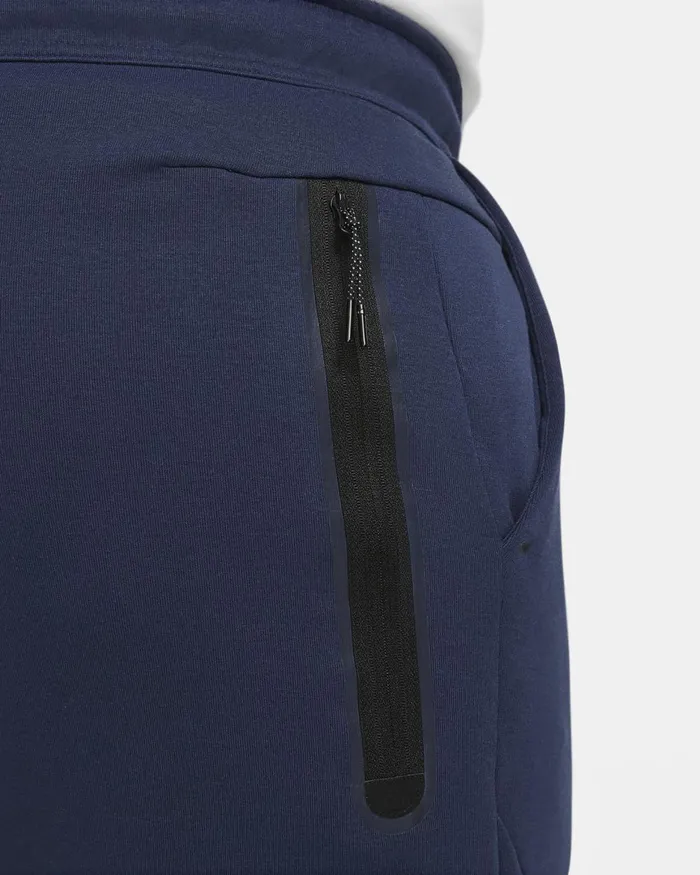 Men Nike Trousers And Tights Sportswear Tech Fleece Midnight Navyblack