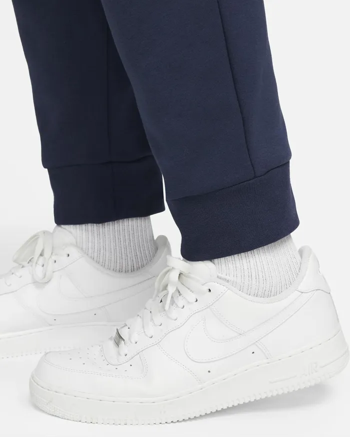 Men Nike Trousers And Tights Sportswear Tech Fleece Midnight Navyblack