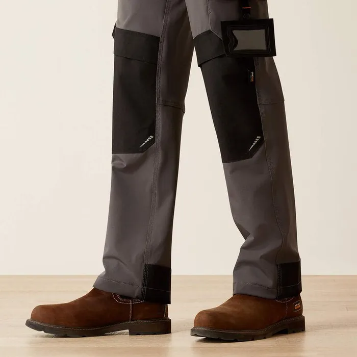 Men Pants and Shorts Ariat Rebar M7 Slim Dynamic Utility Straight Pant Charcoal