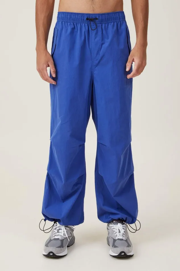 Men Pants Cotton On Parachute Field Pant Cobalt Blue