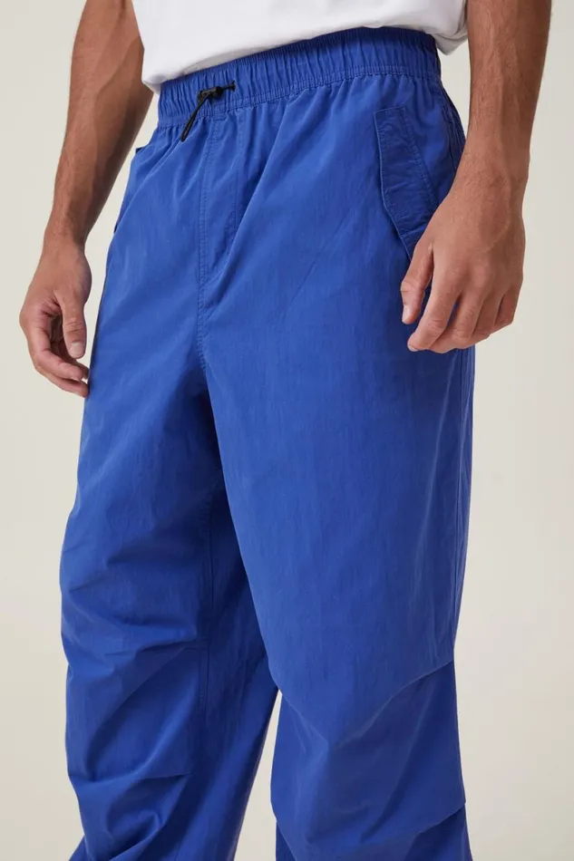 Men Pants Cotton On Parachute Field Pant Cobalt Blue