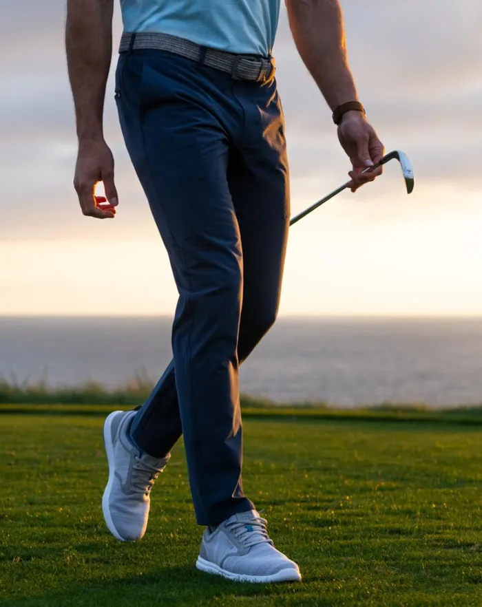 Men Pants TravisMathew OPEN TO CLOSE TECH CHINO PANT Dress Blues Men Pants TravisMathew OPEN TO CLOSE TECH CHINO PANT Dress Blues