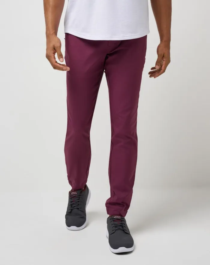 Men Pants TravisMathew SPORT MODE JOGGER Mauve Wine Men Pants TravisMathew SPORT MODE JOGGER Mauve Wine