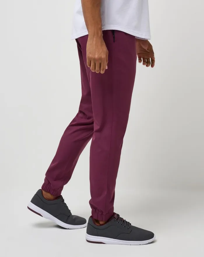 Men Pants TravisMathew SPORT MODE JOGGER Mauve Wine Men Pants TravisMathew SPORT MODE JOGGER Mauve Wine