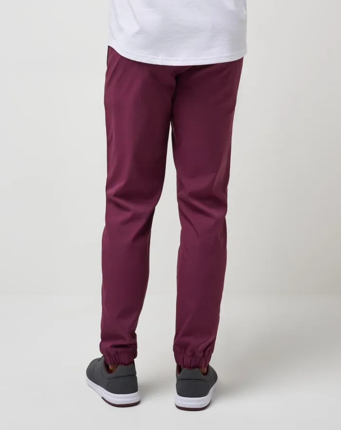 Men Pants TravisMathew SPORT MODE JOGGER Mauve Wine Men Pants TravisMathew SPORT MODE JOGGER Mauve Wine
