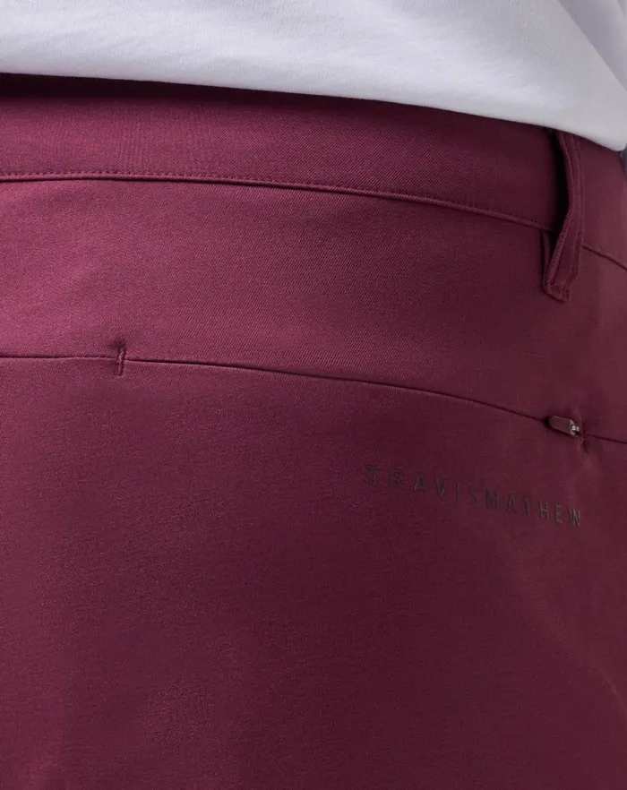Men Pants TravisMathew SPORT MODE JOGGER Mauve Wine Men Pants TravisMathew SPORT MODE JOGGER Mauve Wine