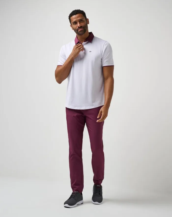 Men Pants TravisMathew SPORT MODE JOGGER Mauve Wine Men Pants TravisMathew SPORT MODE JOGGER Mauve Wine
