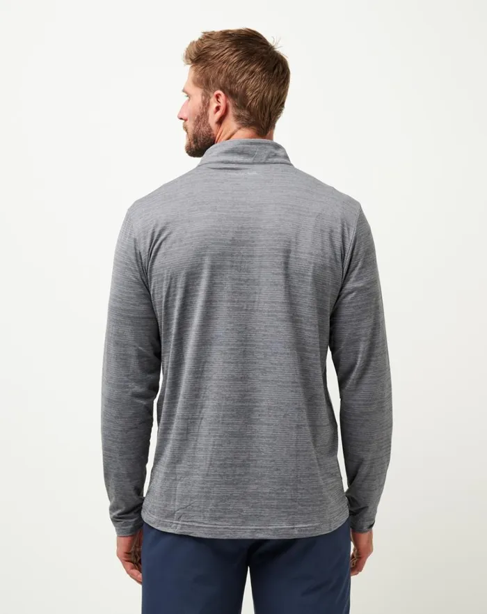 Men Quarter Zips TravisMathew CHICAGO CUBS THE HEATER QUARTER ZIP Sleetquiet Shade