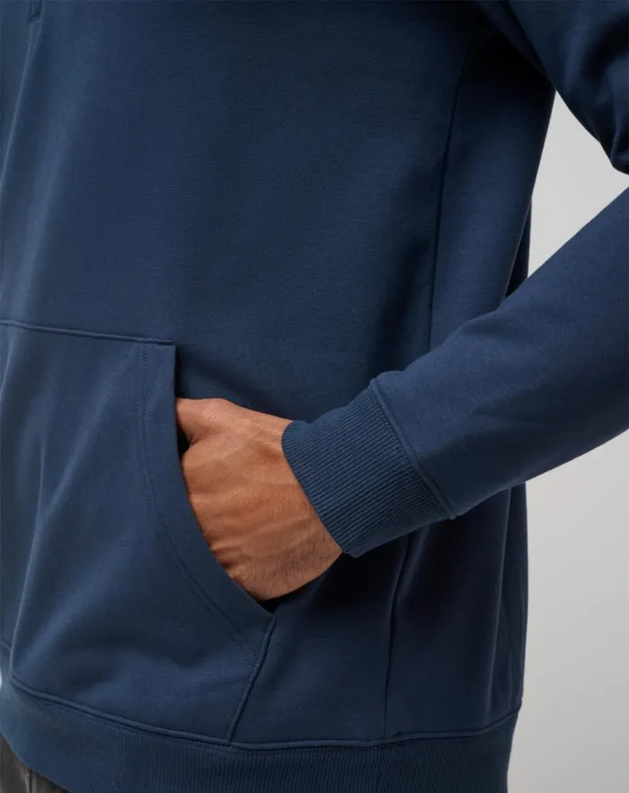 Men Quarter Zips TravisMathew HOTEL HOPPER QUARTER ZIP Total Eclipse