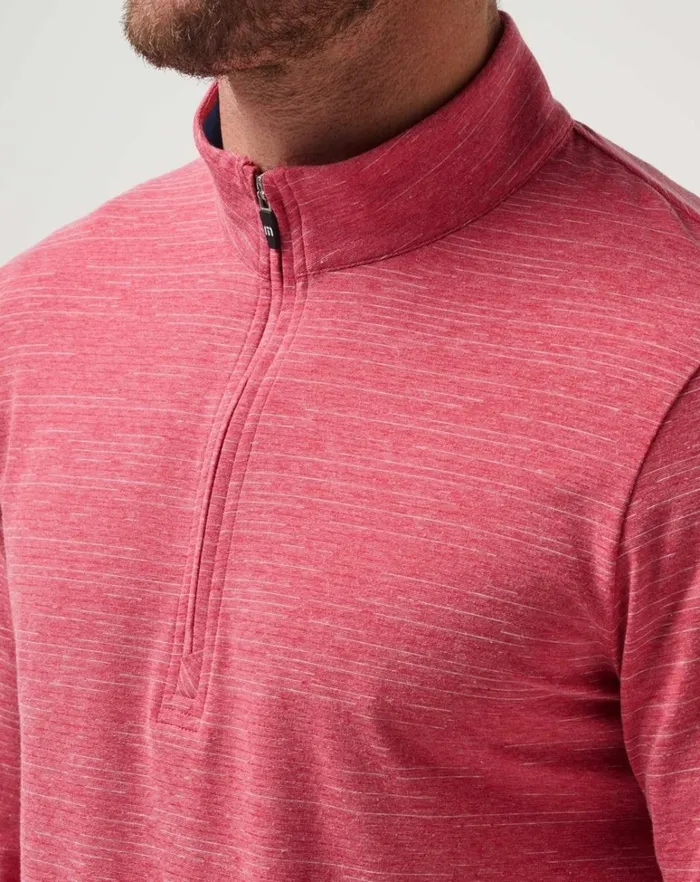 Men Quarter Zips TravisMathew THE HEATER QUARTER ZIP Heather Scooter