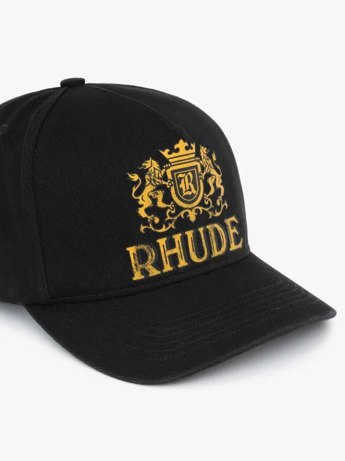 Men Rhude Hats CRESTA CIGAR HAT Blackyellow