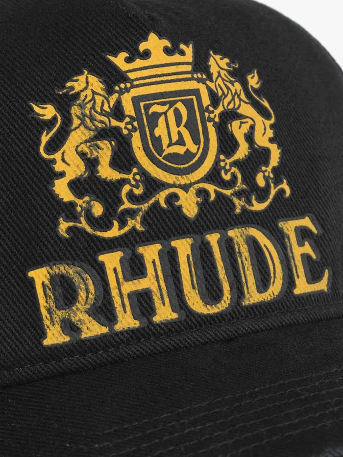 Men Rhude Hats CRESTA CIGAR HAT Blackyellow