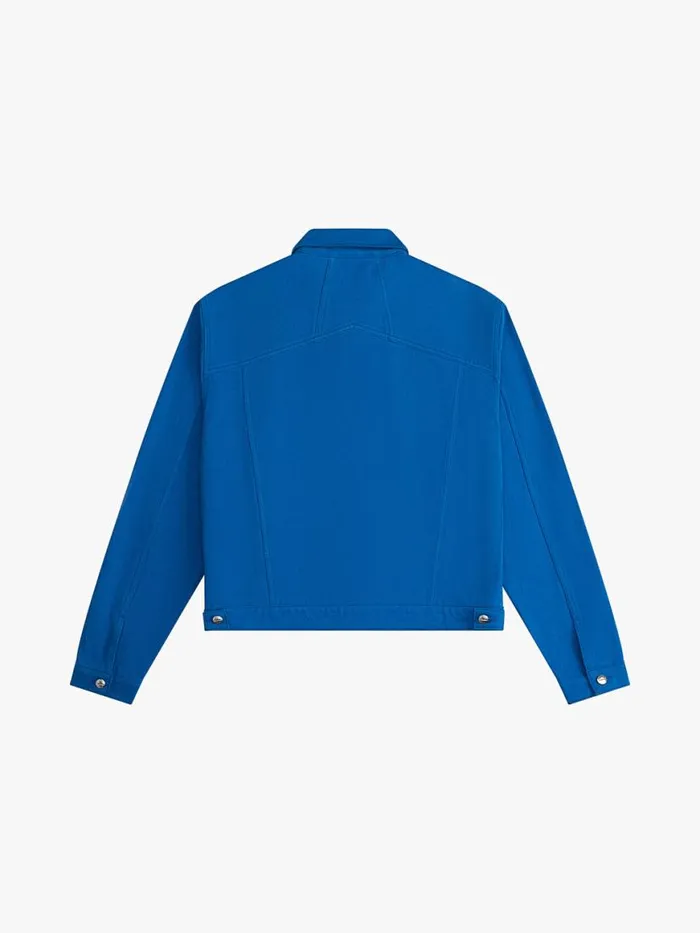 Men Rhude Outerwear STANDARD DENIM TRUCKER JACKET Cobalt Blue