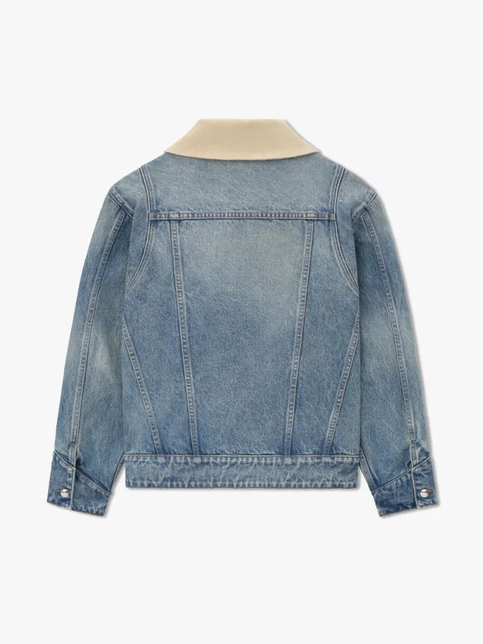 Men Rhude Outerwear WESTERN ZIP UP DENIM JACKET Indigo