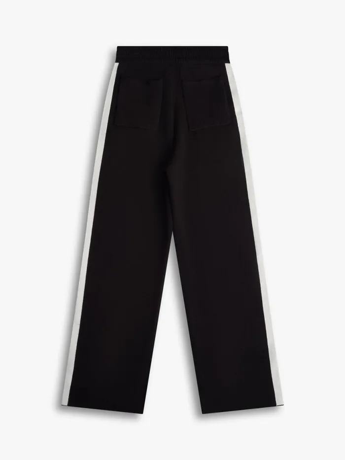 Men Rhude Pants KNIT LOUNGE PANT Blackwhite