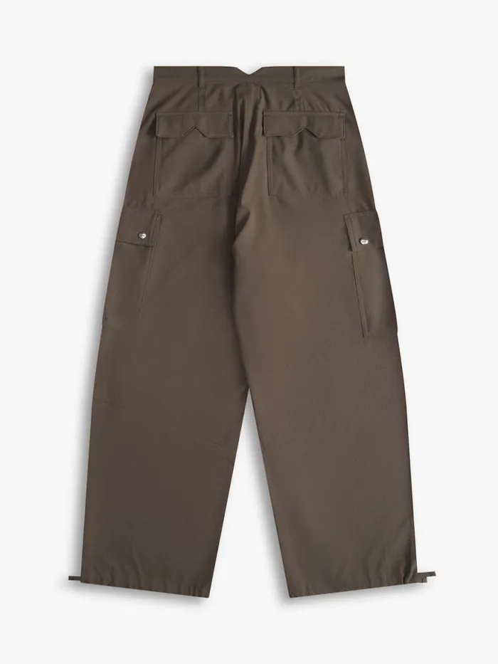 Men Rhude Pants SEERSUCKER PARACHUTE PANT Olive