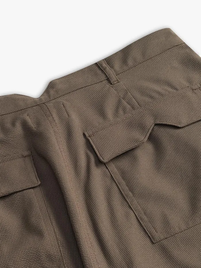 Men Rhude Pants SEERSUCKER PARACHUTE PANT Olive