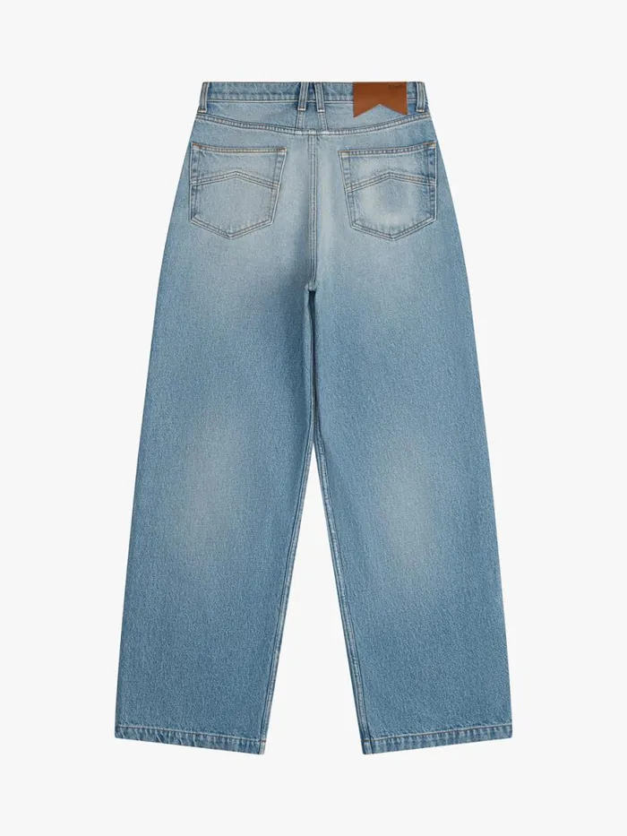 Men Rhude Pants TRAXEDO DENIM PANT Light Indigo