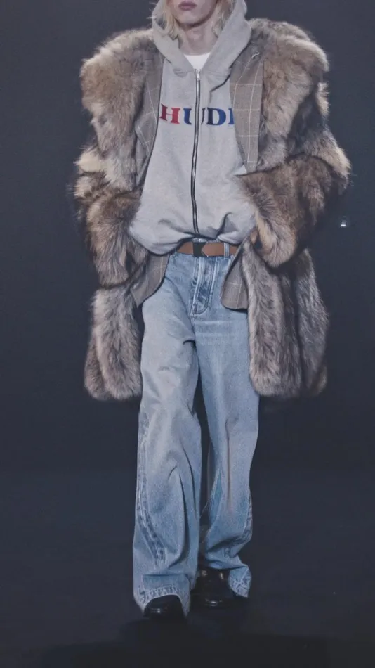 Men Rhude Pants TRAXEDO DENIM PANT Light Indigo