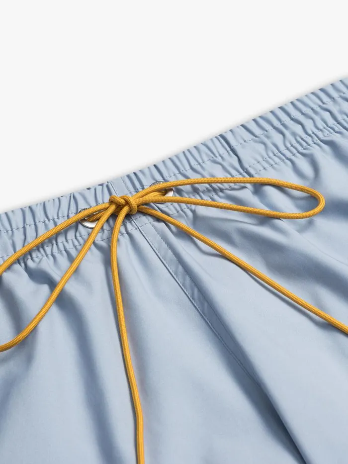 Men Rhude Shorts CREST SWIM TRUNKS Blue