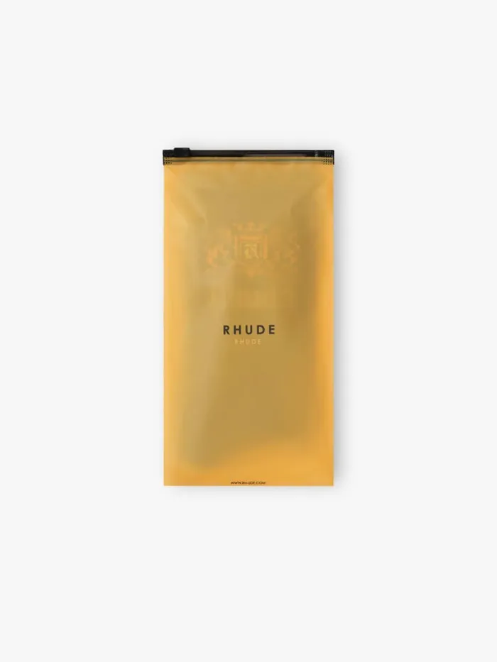 Men Rhude Socks CREST LOGO SOCK Blackwhiteyellow Men Rhude Socks CREST LOGO SOCK Blackwhiteyellow