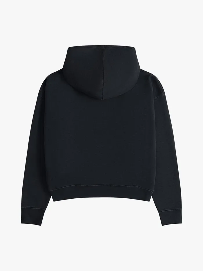 Men Rhude Sweatshirts RIVIERA HOODIE Vtg Black