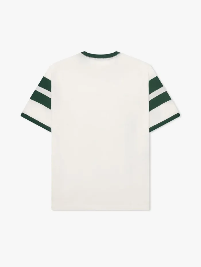 Men Rhude Tees 69 RINGER TEE Whitegreen Men Rhude Tees 69 RINGER TEE Whitegreen