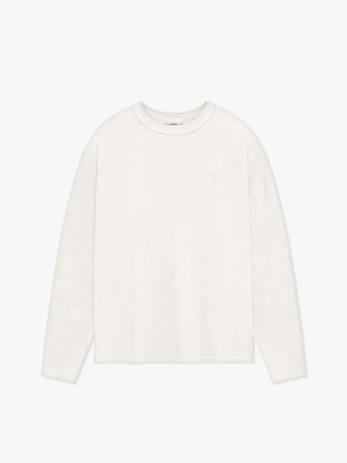 Men Rhude Tees LS REVERSE TEE Oatmeal