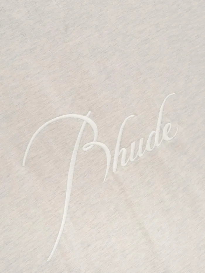 Men Rhude Tees LS REVERSE TEE Oatmeal