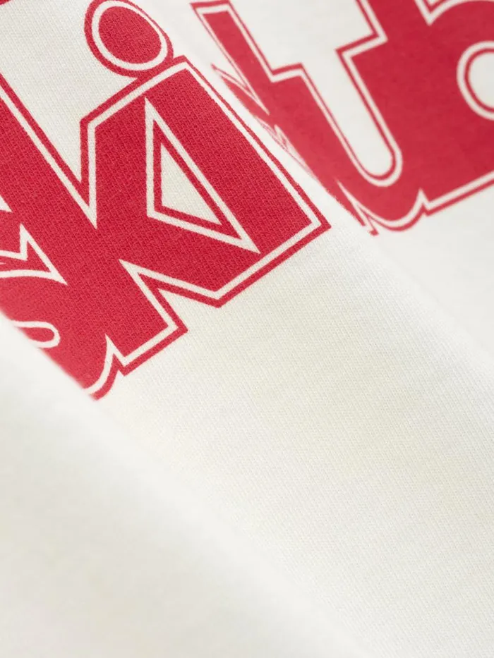 Men Rhude Tees SKI CLUB TEE Vtg White