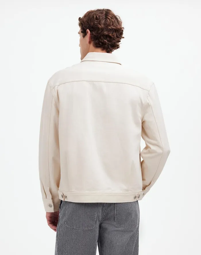 Men Shirts Madewell Denim ShirtJacket In Ecru Ecru Wash