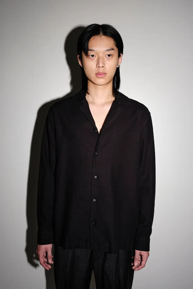 Men Shirts Wonhundred Enzo Overdye 8211 Black