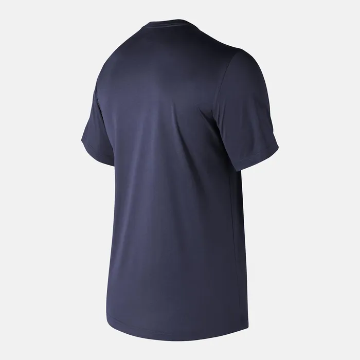 Men Short Sleeve Tech Tee Team Navy New Balance Shirts