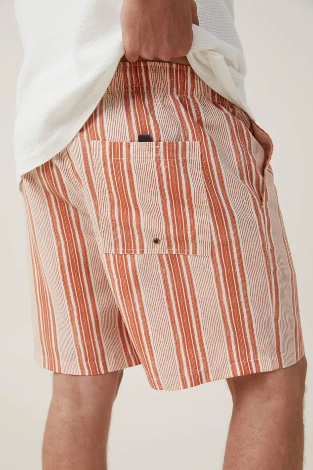 Men Shorts Cotton On Kahuna Short Clay Vertical