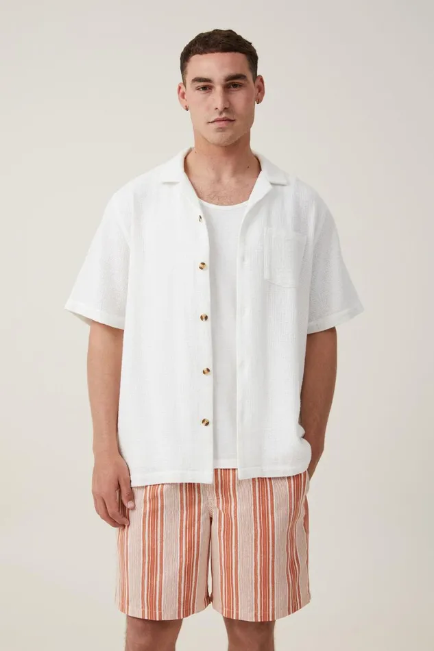 Men Shorts Cotton On Kahuna Short Clay Vertical