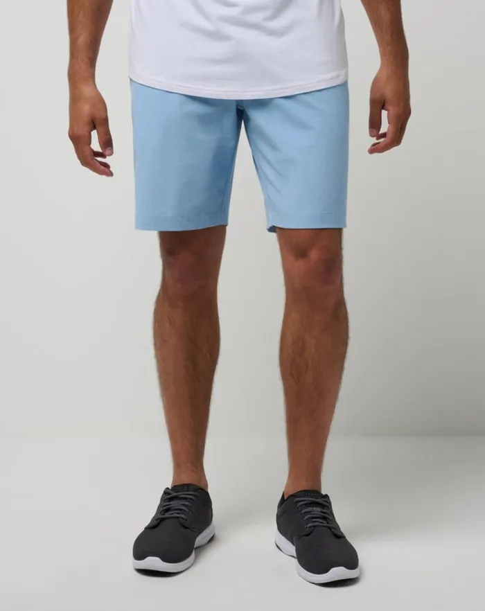 Men Shorts TravisMathew DAY DATE SHORT 9IN Powder Blue