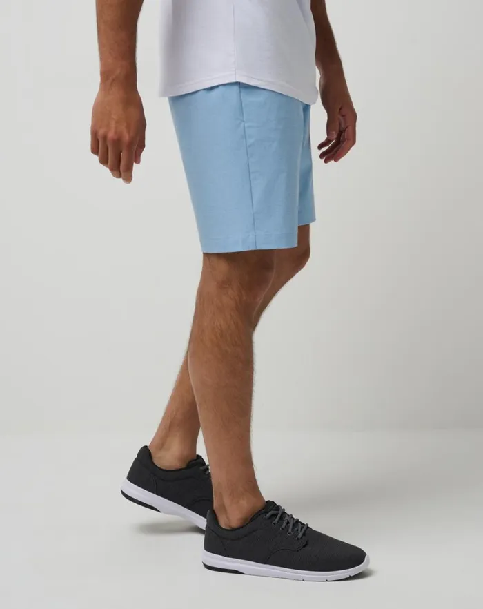 Men Shorts TravisMathew DAY DATE SHORT 9IN Powder Blue