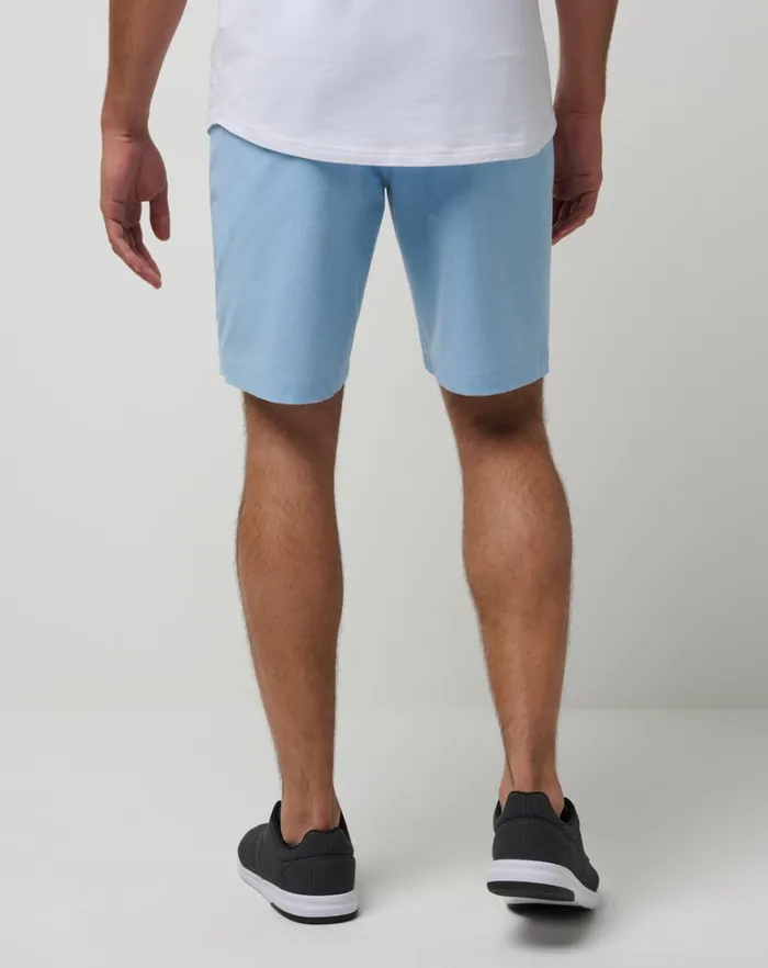 Men Shorts TravisMathew DAY DATE SHORT 9IN Powder Blue