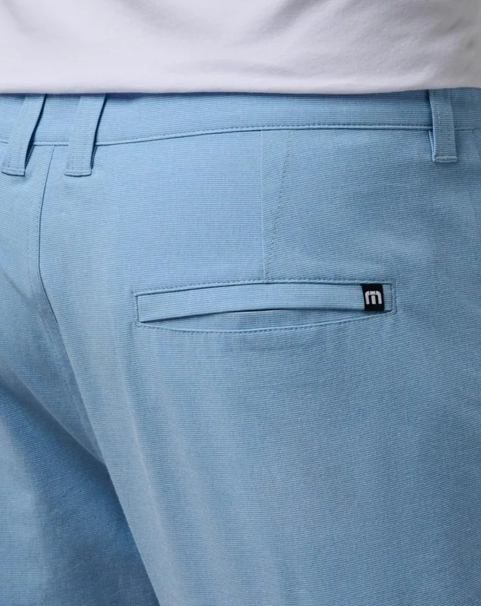 Men Shorts TravisMathew DAY DATE SHORT 9IN Powder Blue